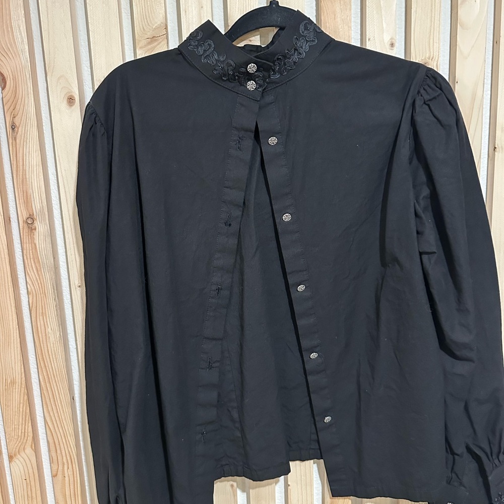 WAH Maker Arizona True West Outfitters button up blouse size L